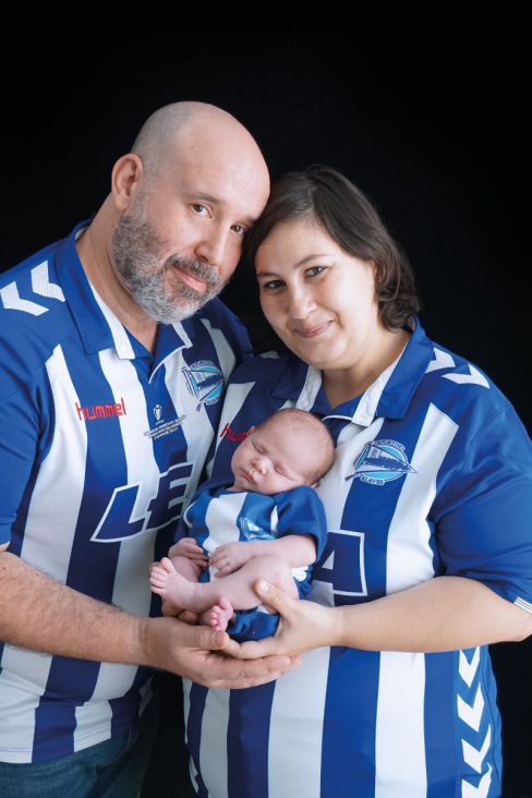 Fotografía Newborn o recién nacido en Vitoria-Gasteiz | Belly Painting Titxu | Estitxu Aguiriano