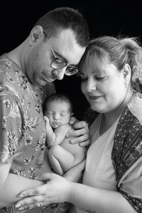 Fotografía Newborn o recién nacido en Vitoria-Gasteiz | Belly Painting Titxu | Estitxu Aguiriano