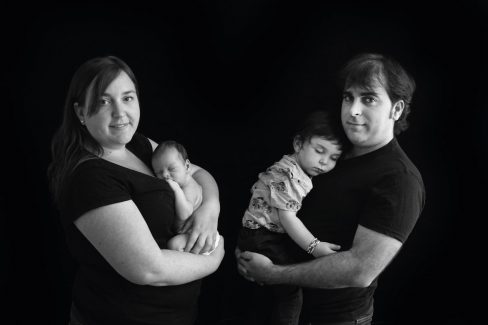 Fotografía Newborn o recién nacido en Vitoria-Gasteiz | Belly Painting Titxu | Estitxu Aguiriano