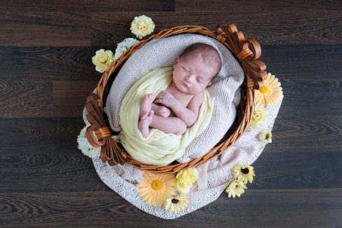 Fotografía Newborn o recién nacido en Vitoria-Gasteiz | Belly Painting Titxu | Estitxu Aguiriano