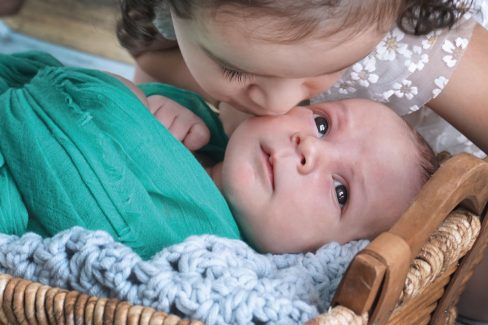 Fotografía Newborn o recién nacido en Vitoria-Gasteiz | Belly Painting Titxu | Estitxu Aguiriano