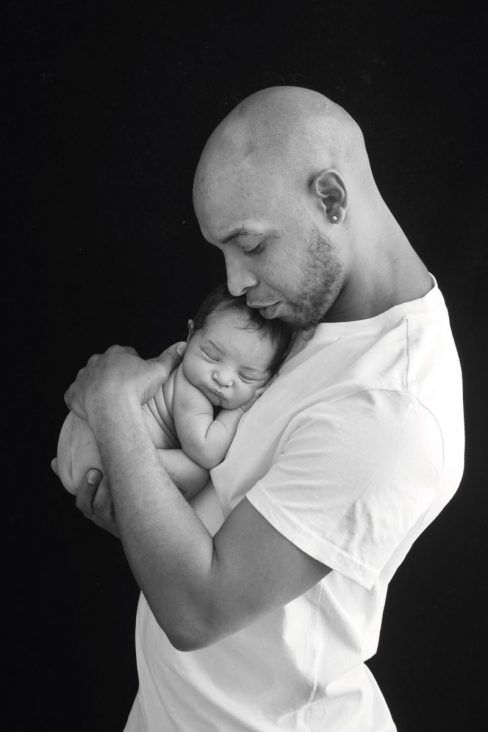 Fotografía Newborn o recién nacido en Vitoria-Gasteiz | Belly Painting Titxu | Estitxu Aguiriano