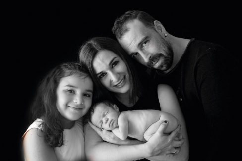 Fotografía Newborn o recién nacido en Vitoria-Gasteiz | Belly Painting Titxu | Estitxu Aguiriano