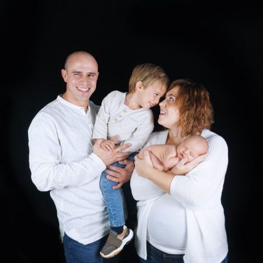 Fotografía Newborn o recién nacido en Vitoria-Gasteiz | Belly Painting Titxu | Estitxu Aguiriano