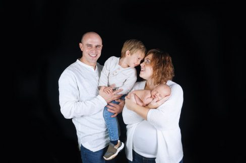 Fotografía Newborn o recién nacido en Vitoria-Gasteiz | Belly Painting Titxu | Estitxu Aguiriano
