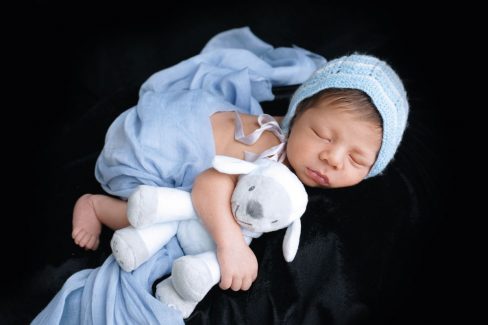 Fotografía Newborn o recién nacido en Vitoria-Gasteiz | Belly Painting Titxu | Estitxu Aguiriano