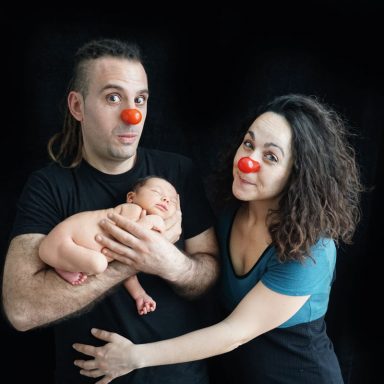 Fotografía Newborn o recién nacido en Vitoria-Gasteiz | Belly Painting Titxu | Estitxu Aguiriano