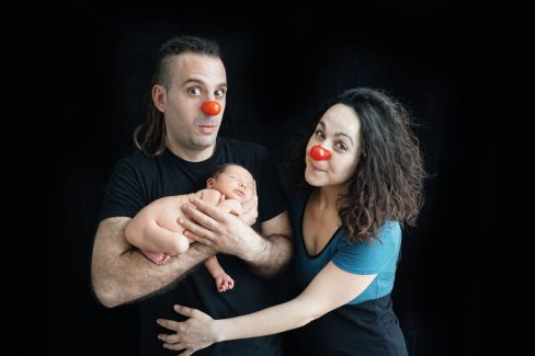 Fotografía Newborn o recién nacido en Vitoria-Gasteiz | Belly Painting Titxu | Estitxu Aguiriano