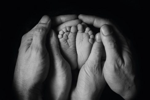 Fotografía Newborn o recién nacido en Vitoria-Gasteiz | Belly Painting Titxu | Estitxu Aguiriano